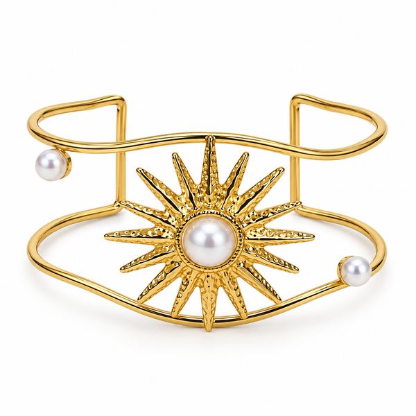 Radiant Pearl Sun Cuff