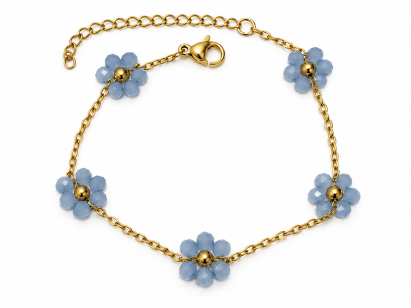 Blue blossom bracelet