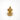 Black & white heart ring